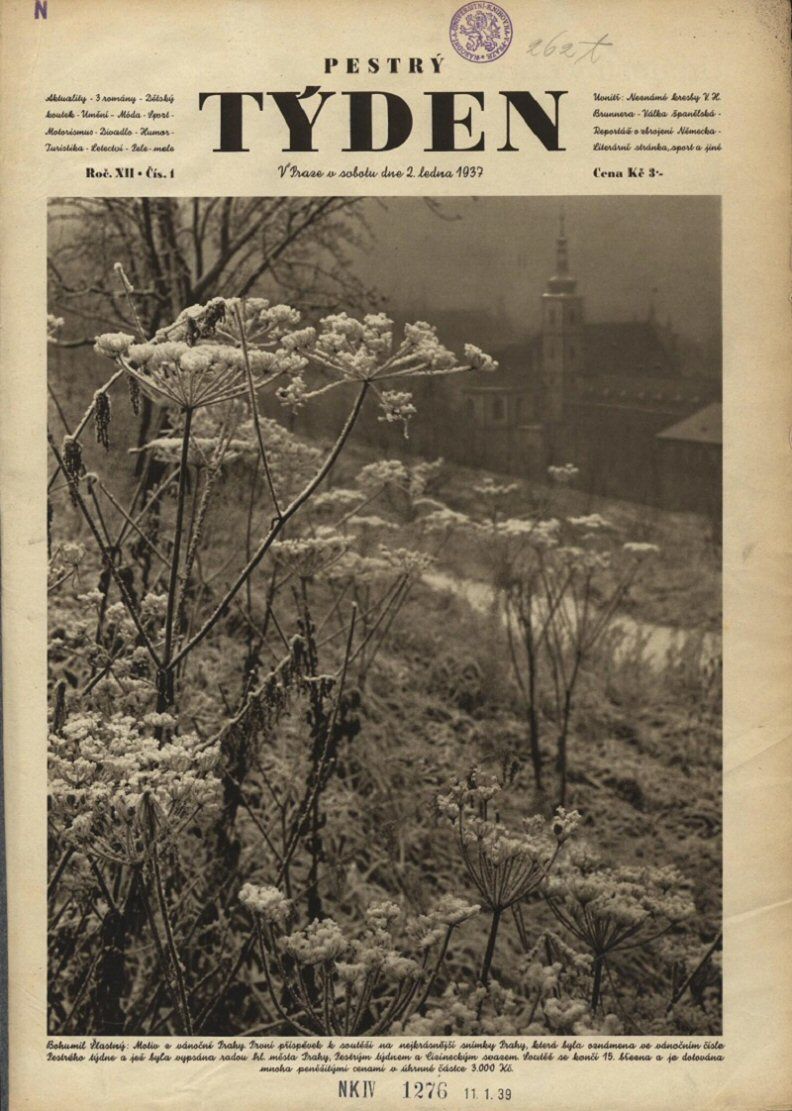 PESTRY TYDEN magazine side cover  12 No  1  2 January 1937
